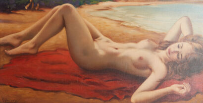 HELMUT BREUNINGER Blonde Nude