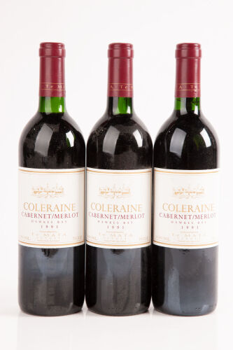 (3) 1991 Te Mata Estate Coleraine, Hawkes Bay