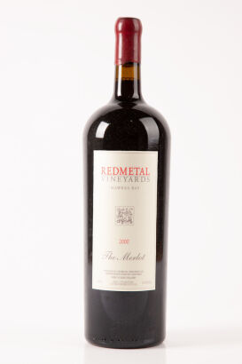 (1) 2000 Red Metal The Merlot 1500ml, Hawkes Bay