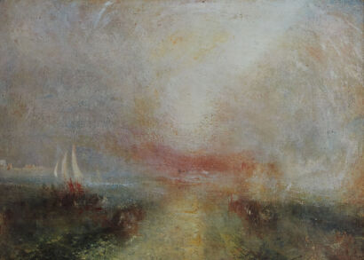AFTER J M W TURNER Maritime Seascape