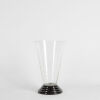 An Impressive Sized Art Deco Glass Vase With A Black Glass Base