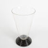 An Impressive Sized Art Deco Glass Vase With A Black Glass Base - 2