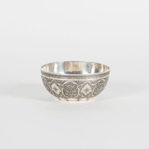 A Persian Silver Bowl