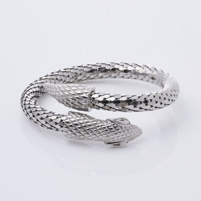 Whiting and Davis Snake Bracelet
