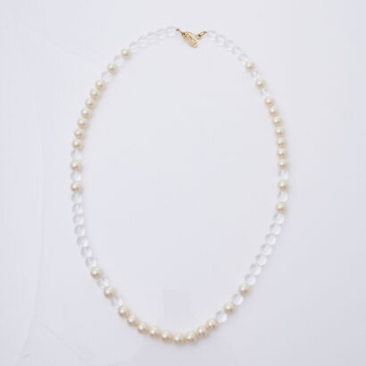 Yves Saint Laurent Faux Pearl Long Necklace