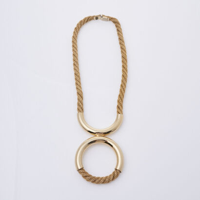 Lanvin Mesh Costume Necklace