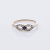 18ct Edwardian Sapphire and Diamond Ring - 2