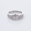 Platinum Modern Diamond Band.