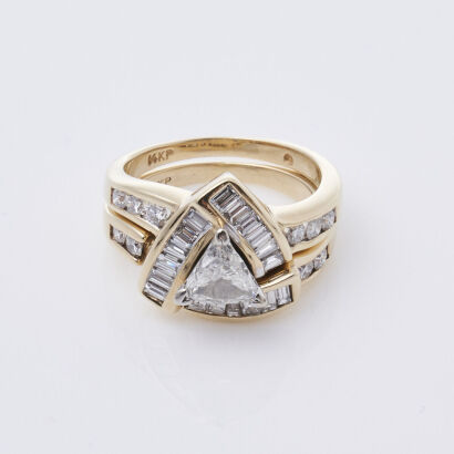 14ct Diamond Dress Ring