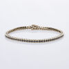 14ct Yellow Gold Diamond Tennis Bracelet