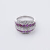 14ct Ruby & Diamond Cluster Ring