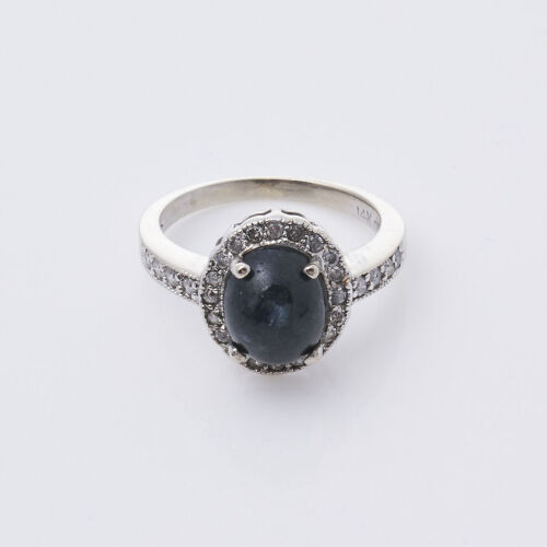 14ct Sapphire & Diamond Ring
