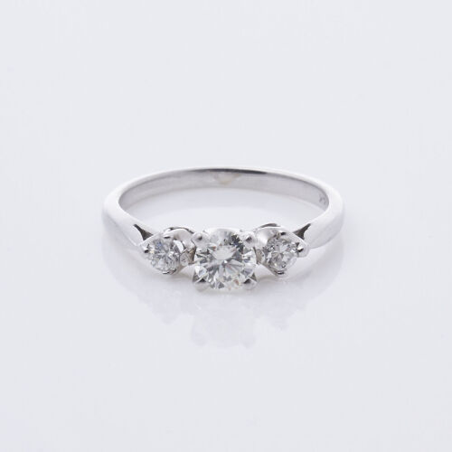 14ct Diamond Three Stone Ring