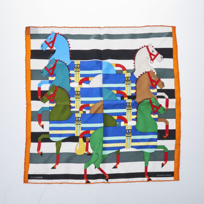 Herm&egrave;s Rocabar Silk Scarf