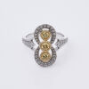 18ct Snowflake Diamond Dress Ring