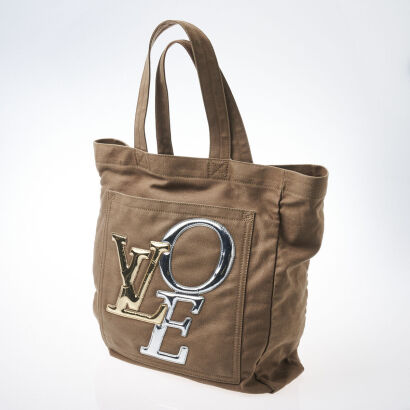 Louis Vuitton Cabas Tolle 'That's Love' MM Tote Bag