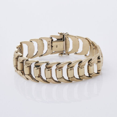 8ct Yellow Gold Flexible Bracelet