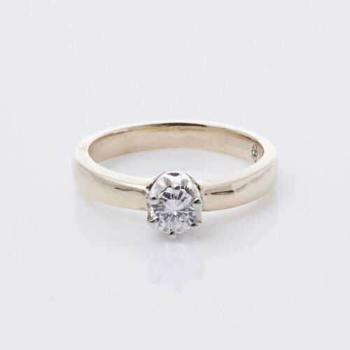 9ct Diamond Solitaire Ring