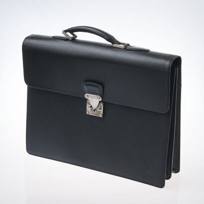 Louis Vuitton Taiga Serviette Kourad Briefcase