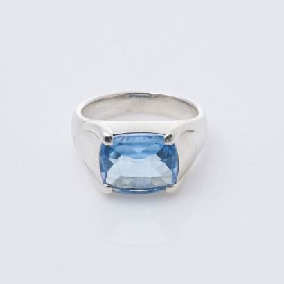 Karen Walker Blue Topaz Ring