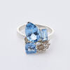 Karen Walker Rock Garden Blue Topaz Ring