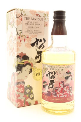 (1) Matsui Shuzo 'The Matsui' Sakura Cask Single Malt Whisky, 48% ABV