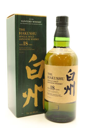 (1) The Hakushu 18 Year Old Single Malt Whisky, 43.5% ABV, 700ml (Old Edition)
