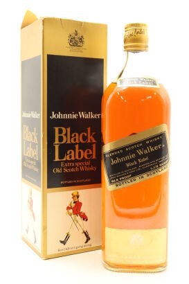 (1) Johnnie Walker Black Label Extra Special Blended Scotch Whisky, circa 1960s/70s, 86.6 Proof, 1.15 Quart