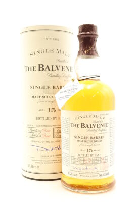 (1) The Balvenie Single Barrel 15 Year Old Single Malt Scotch Whisky, 50.4% ABV, 1000ml