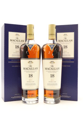 (2) The Macallan Double Cask 18 Year Old Single Malt Scotch Whisky, 43% ABV