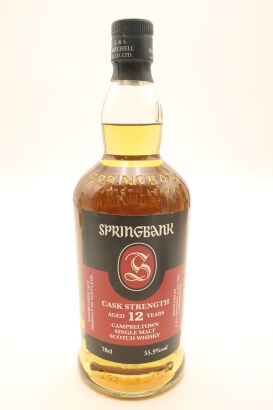 (1) Springbank 12 Year Old Cask Strength Single Malt Scotch Whisky, 55.9% ABV