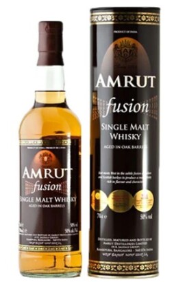 (1) Amrut Fusion Single Malt Indian Whisky, 50% ABV