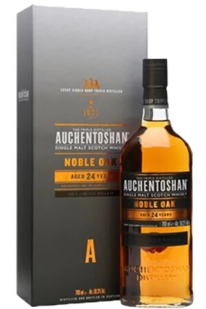 (1) Auchentoshan Noble Oak 24 Year Old Single Malt Scotch Whisky, 50.3% ABV