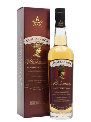 (1) Compass Box Hedonism Blended Grain Scotch Whisky, 43% ABV