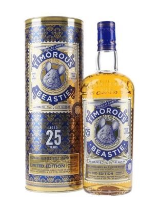 (1) Douglas Laing Timorous Beastie Limited Edition 25 Year Old Blended Malt Scotch Whisky, 46.8% ABV
