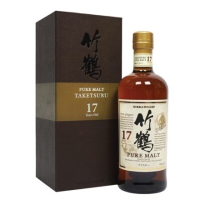 (1) Nikka Taketsuru, 17 Years Old Pure Malt Japanese Whisky, 43% ABV