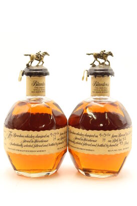 (2) Blanton's Original Single Barrel Kentucky Straight Bourbon 'Black', 46.5% ABV