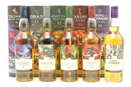 (1) Diageo 2021 Scotch Whisky Special Releases Collection 'Legends Untold', Sold as One Lot