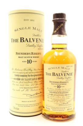(1) The Balvenie Founder's Reserve 10 Year Old Single Malt Whisky, 40% ABV (GB)