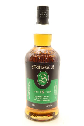 (1) Springbank 15 Year Old Single Malt Scotch Whisky, 46% ABV