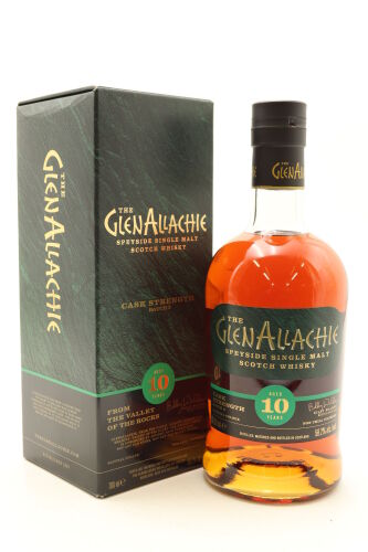 (1) GlenAllachie 10 Year Old Cask Strength Batch 3 Single Malt Scotch Whisky, 58.2% ABV