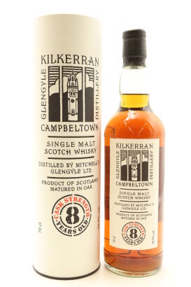 (1) Kilkerran 8 Year Old Cask Strength 2021 Single Malt Scotch Whisky, 56.9% ABV