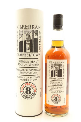 (1) Kilkerran 8 Year Old Cask Strength 2021 Single Malt Scotch Whisky, 56.9% ABV