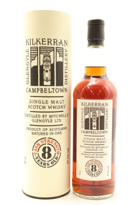 (1) Kilkerran 8 Year Old Cask Strength 2019 Single Malt Scotch Whisky, 57.1% ABV