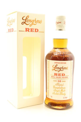 (1) Longrow 'Red' Limited Edition Malbec Cask Matured Peated 10 Year Old Single Malt Scotch Whisky, 52.5% ABV