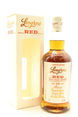(1) Longrow 'Red' Limited Edition Malbec Cask Matured Peated 10 Year Old Single Malt Scotch Whisky, 52.5% ABV
