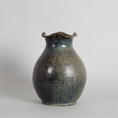 A Chinese Liao to Jin-Dynasty Black-Glazed Lobed Jar