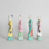 A Group of Four Chinese Mid Qing-Dynasty Famille Rose Figures - 2