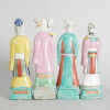 A Group of Four Chinese Mid Qing-Dynasty Famille Rose Figures - 3