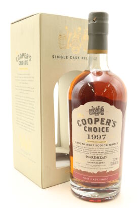 (1) Cooper Choice 1997 Wardhead Speyside Cask Strength Single Malt Scotch Whisky, 52.5% ABV